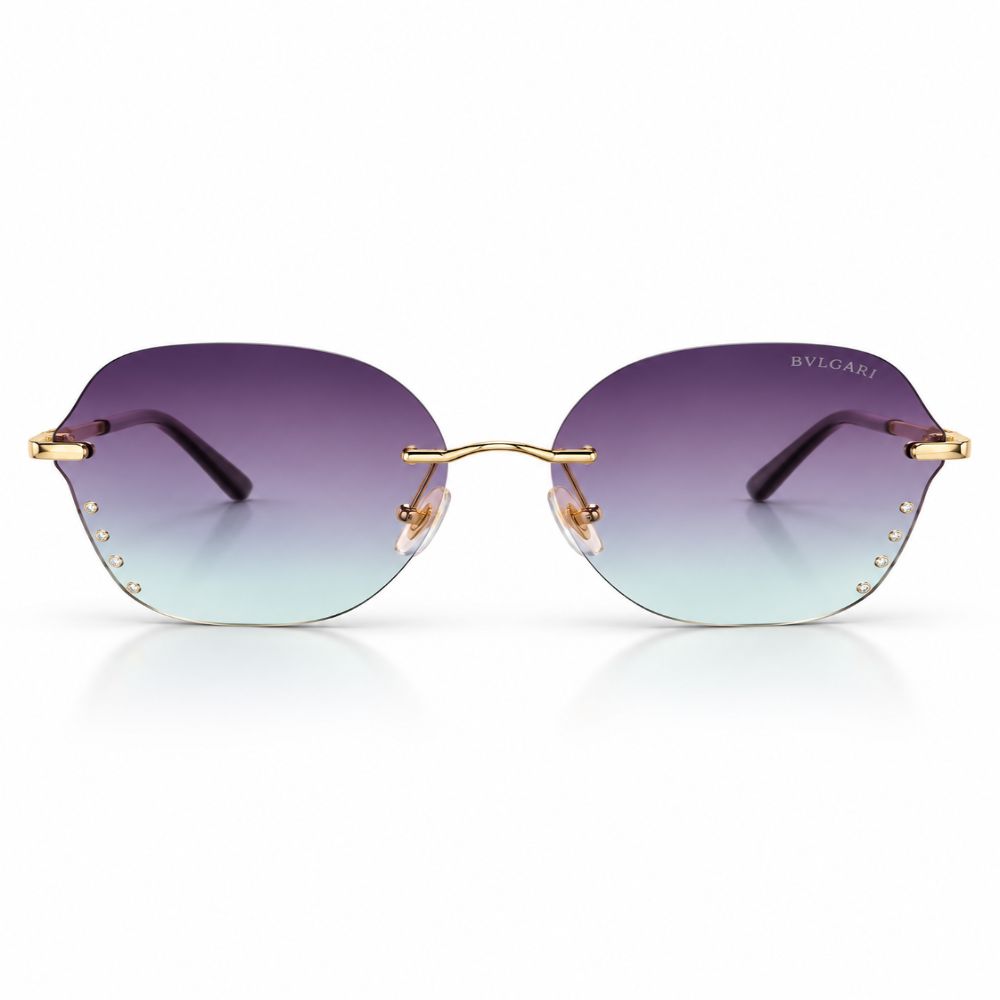 Bvlgari Women's Rimless Sunglasses (1) عینک آفتابی زنانه فریملس مدل Bvlgari - تصویر 1